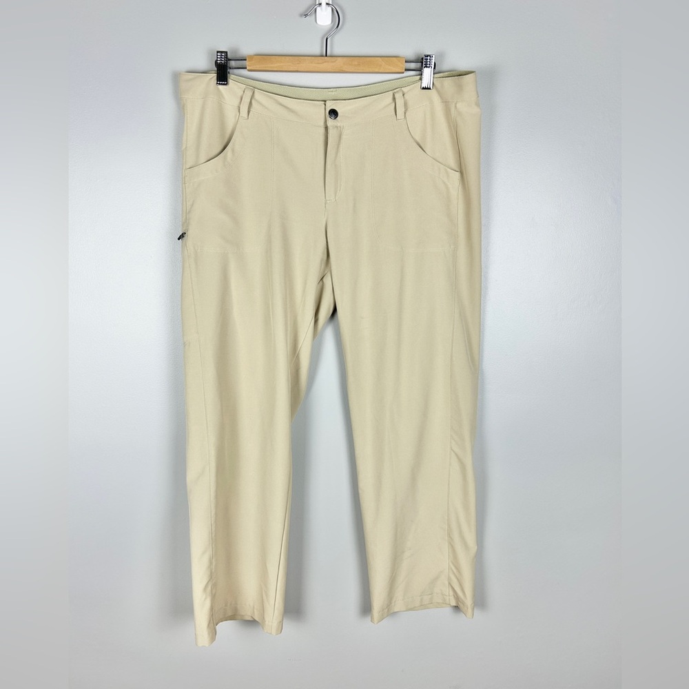 PATAGONIA Hiking Pant Women's 14 Camel Tan Lightweight Quick Dry Outdoor Camping